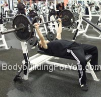 barbell bench press