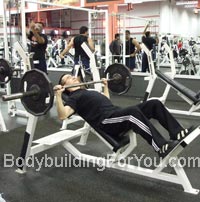 incline bench press