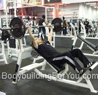 incline bench press