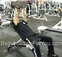 incline dumbbell fly