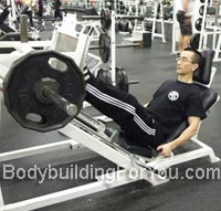 leg press exercise