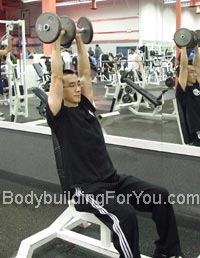 arnold dumbbell press