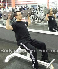 dumbbell press