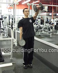 front dumbbell raise