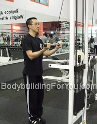 reverse tricep pushdown