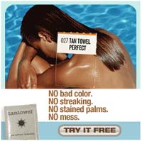tan towel tanning towel